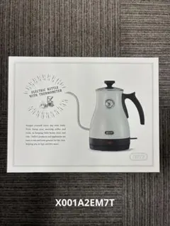 【新品未使用】Toffy 温度計付き電気ケトル K-KT3-AW 本体のサムネイル