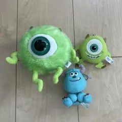 マイク・ワゾウスキ サリー ぬいぐるみ キーチェーン モンスターズインク