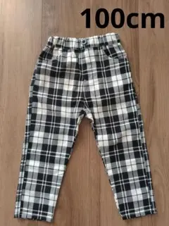 ブランシェス 男の子 チェック柄 100cm ロングパンツ