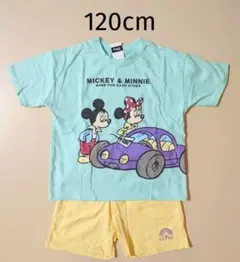 新品 littc ディズニー 半袖Tシャツ 短パン 120cm ミッキー ミニー