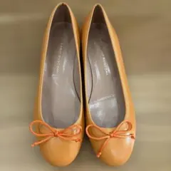 最終値下げ【新品未使用】FABIO RUSCONI オレンジ バレエシューズ