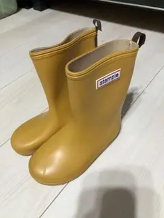 stample イエロー 長靴 バックループ付き　17.0cm