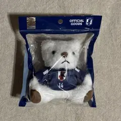 サッカー日本代表 2026 ユニフォーム ベア キーホルダー 伊藤純也 14
