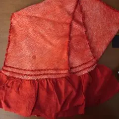 帯揚げ　総絞り　アンティーク
