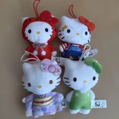 ハローキティ マクドナルド ぬいぐるみ 4体セット　50周年