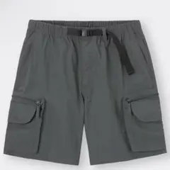 GU カーゴショートパンツグレーショートパンツ