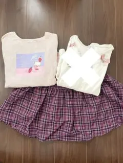 長袖カットソー エニファム 130 140 スカート