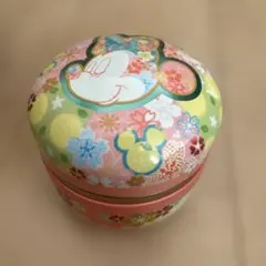 東京ディズニーリゾート 和柄 茶筒 ミニーマウス