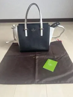 【美品】Kate Spade 2WAY ハンドバッグ バイカラー ケイトスペード