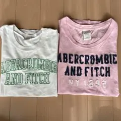 ABERCROMBIE AND FITCH 半袖Tシャツ 2枚セット XS S