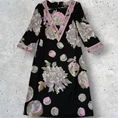 【美品 大きいサイズ】レオナール ワンピース 42 XXL相当 花柄 ベルト 美品 レオナール ワンピース 花柄 大きいサイズ42 - メルカリ