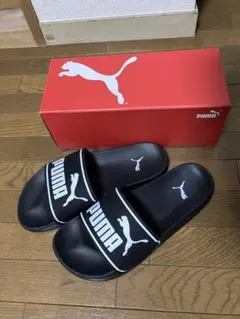 【使用回数極少】 美品中古 プーマ リードキャット サンダル 黒 26cm 箱付