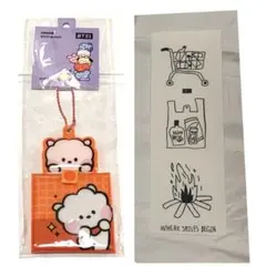 bt21 minini RJ キーリング ミラー　igin ステッカー　jin