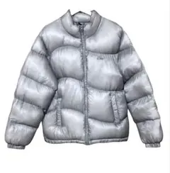Dime シルバー ダウンジャケット Mサイズ Dime Classic Ripstop Puffer / Silver (ダイム 中綿ダウンジャケット