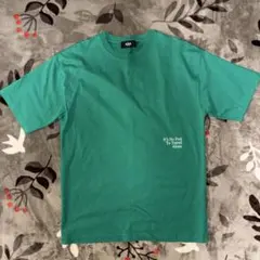 AZUL 緑 バックプリントTシャツ Fサイズ