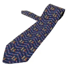 サルバトーレフェラガモ　ネクタイ　ドッグ×総柄