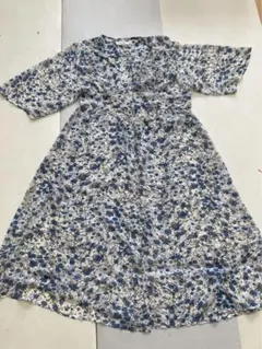 花柄 ロングワンピース