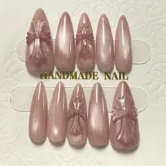 【現品】ワンホン　韓国　ネイルチップ　クロムネイル　ギャル