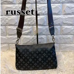 【極美品】ラシット russet モノグラム柄ショルダーバッグ