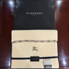 未使用品 BURBERRY コットンボアシーツ 140x240cm