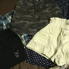 女の子 120 スカート ショートパンツ ワイドパンツ 夏服 まとめ ボトムス