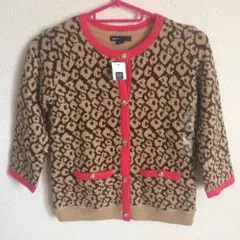 新品未使用タグ付き♡GAP キッズ ヒョウ柄 カーディガン