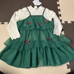 新品　クリスマス　イベント　ドッキングカットソー　ワンピース