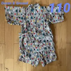 甚平　Ocean&Ground 110 オーシャンアンドグラウンド　上下セット