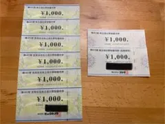 株主優待ビックカメラ6000円分　コジマ2000円分