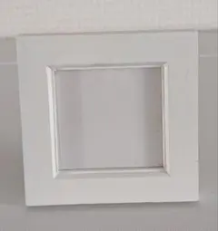 白い木製ミニフォトフレーム