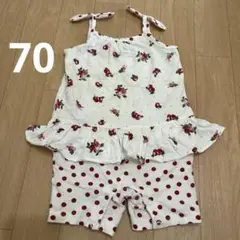 お値下げ　ロンパース　70