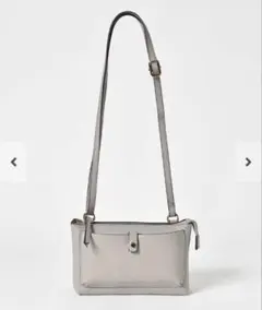 Bleu Bleuet ライトグレー ショルダーバッグのサムネイル