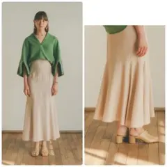 ✨美品✨CLANE クラネ LONG MERMAID SKIRT アイボリー 1
