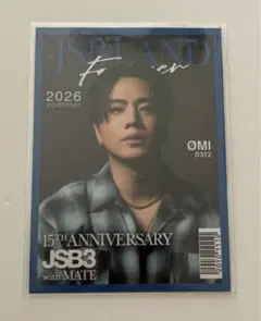 JSB3 15TH ANNIVERSARY ØMI ツアーグッズ　フォトカ