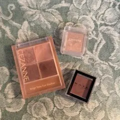 イエベさん向け3点セット　セザンヌ　ケイト　ちふれ　ベージュトーンアイシャドウ