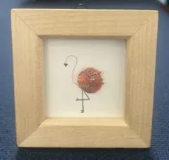 貝殻アート　Flamingo