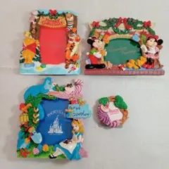 ディズニーランド フォトスタンド まとめ売り 不思議の国のアリス くまのプーさん