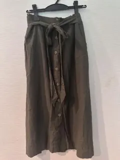 【新品未使用】GAP オリーブロングスカート XL