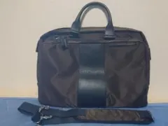 カルバンクライン ビジネスバッグ 2WAY ショルダー付き ブラウン