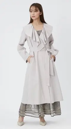 新作フレイアイディー　新品タグ付　ラッフルフリルドレスコート