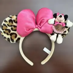 〈東京ディズニーリゾート〉ミニーマウス ヒョウ柄カチューシャ