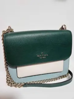 kate spade ショルダーバッグ グリーン/ブルー