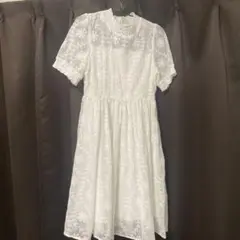 titty＆Co ワンピース　白　レース　花柄