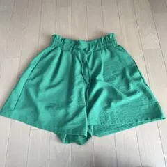 キュロット　緑　女の子　150 接触冷感
