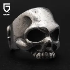 GARNI×SWAGGER 12周年 スカルリング 9号 シルバー