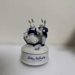 セキグチ Blue Velvet 1987年製 ウサギ オルゴール - メルカリ