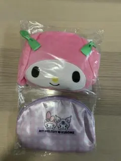 【未使用品】2026モスバーガー福袋マイメロディエコバッグ、ポーチ2点セット