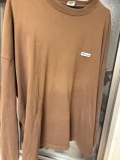 Champion ブラウン 長袖Tシャツ　ロンT 茶色