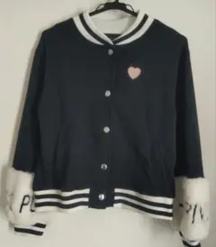 女の子 160 ピンクラテ スウェット アウター モコモコ ジャンパー