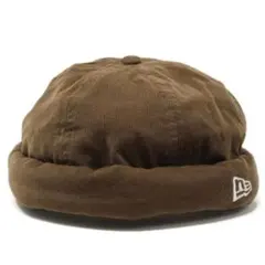 ニューエラ newera ロールキャップ フィッシャーマン　帽子　ブラウン　秋冬